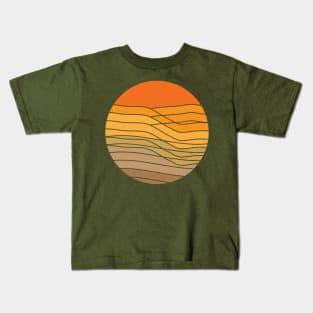 Sunset Waves Kids T-Shirt